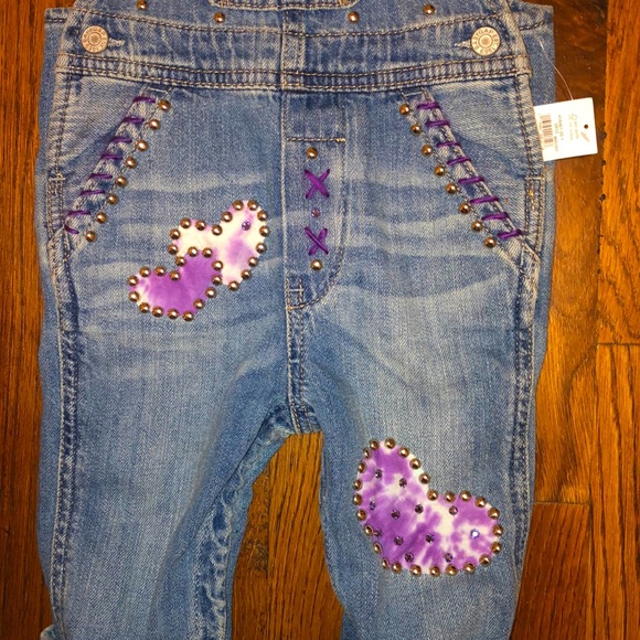 ONE OF A KIND CUSTOM Baby Denim Overalls - Picture 3 of 5